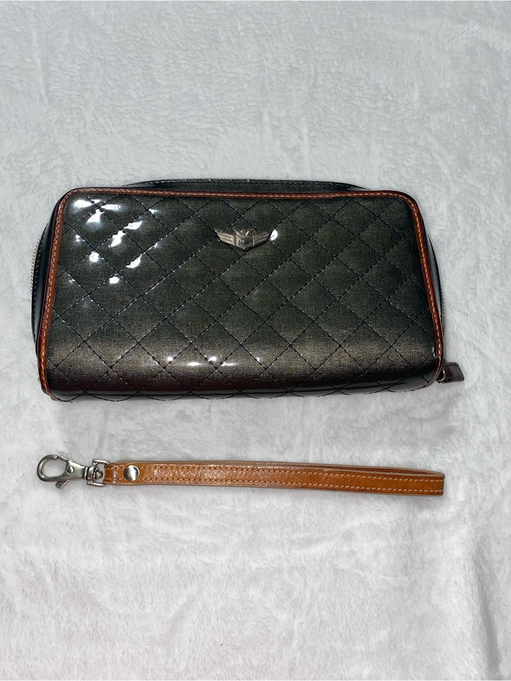 Smoke Candy Crush Wristlet Wallet by Consuela Discontinued HTF